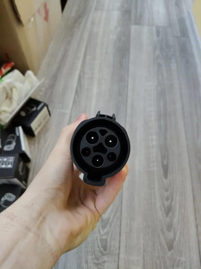 ЯКІСТЬ‼️Перехідник Type 1 - Type 2 7kW 32A EV Adapter адаптер для зарядки електромобіля Kolankyнадійний корпус EV зарядка — фото 8