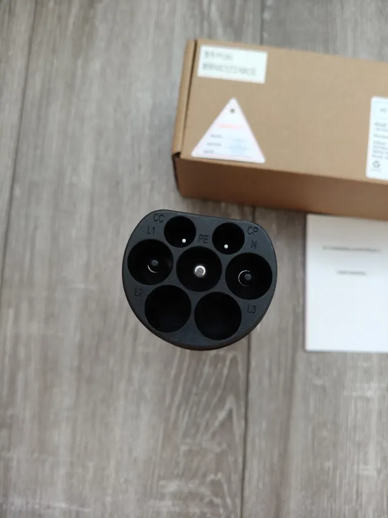 ЯКІСТЬ‼️Перехідник Type 2 - Tesla 7kW 32A Adapter для Tesla Model S 3 X Y NACS EV зарядка адаптер USA Європа повільна зарядка — фото 2