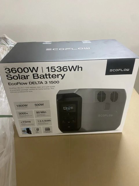 Є внаявності зарядні станції EcoFlow DELTA 3 1500 (EFDELTA1500-EU).Станціії нові.Можливий опт.