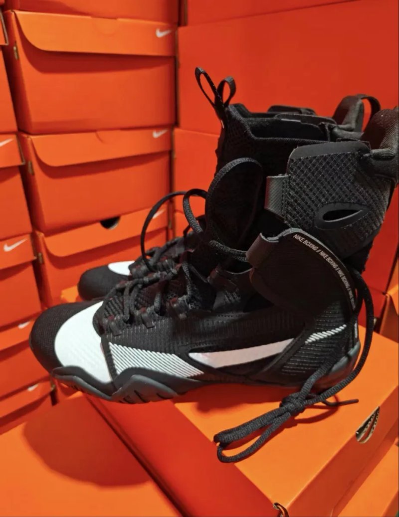 З ПИЛЬНИКОМ‼️ Боксерки Nike HyperKO 2 Black(Чорні),hyperko boxing shoes,хайперко 2 чорні,професійні боксерки хайперко,хайперко 2 чорні,хайперко черные — фото 5