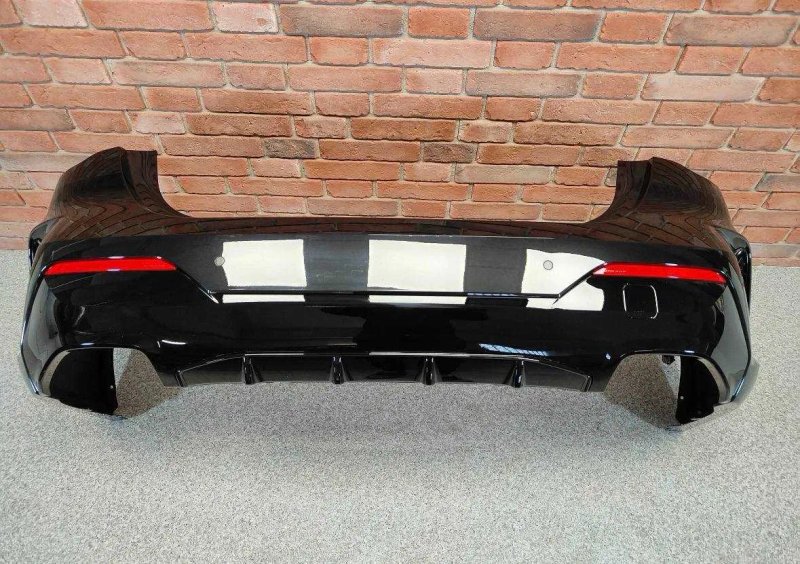 Задній бампер BMW 4 G22 G23 М ПАКЕТ колір 475 кронштейн задний бампер датчики проводка бампера парктронік комплект БМВ 4 Г22 Г23 — фото 2