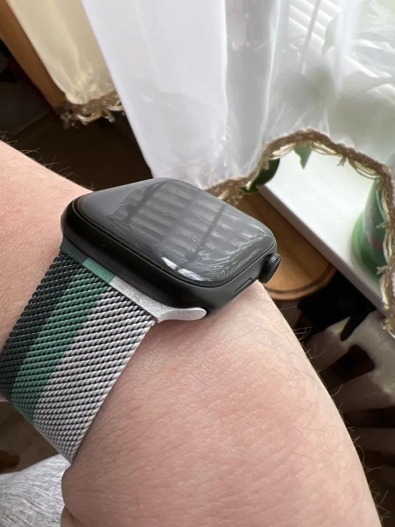 Захисна плівка пленка стекло Apple Watch повний екран — фото 5