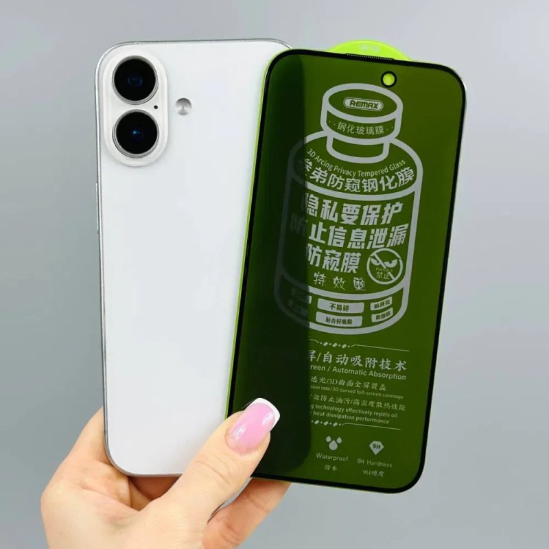Захисне скло АНТИШПИГУН для iPhone 17/16/15/14/13 | Скло АНТИШПИГУН Remax GL-27 | ОРИГІНАЛ | НОВЕ | Преміум !!! — фото 3