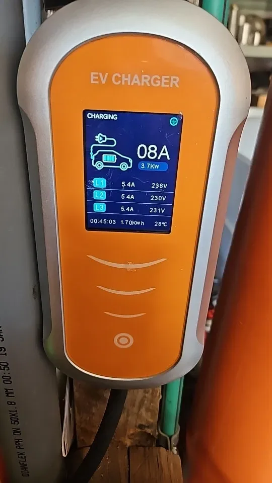 ЗАРЯДКА 11КВТ‼️ IPENGEN 11kW 16A 3 фази зарядка для електромобіля Type 2 | Регулювання 8-10-13-16A | Кабель 4м EV Charger переносна — фото 4