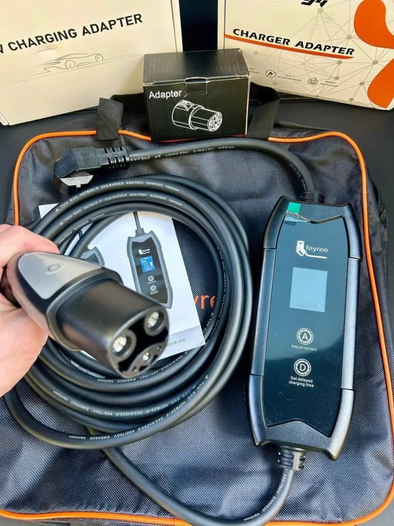 Зарядка для електромобіля США Type 1 J1772 Nissan Leaf, Tesla, Volt — фото 2