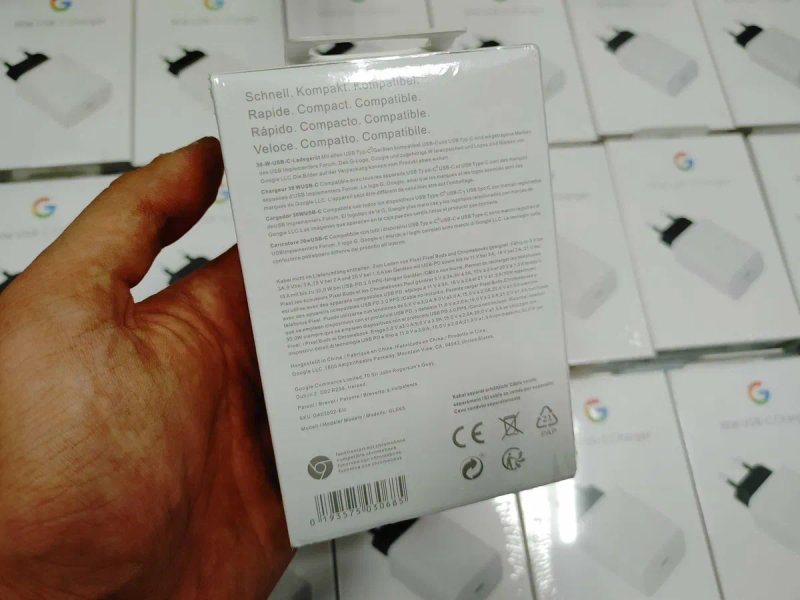 Зарядка Google Pixel 30W USB-C Power Charger EU White (GA03502-EU) — фото 2