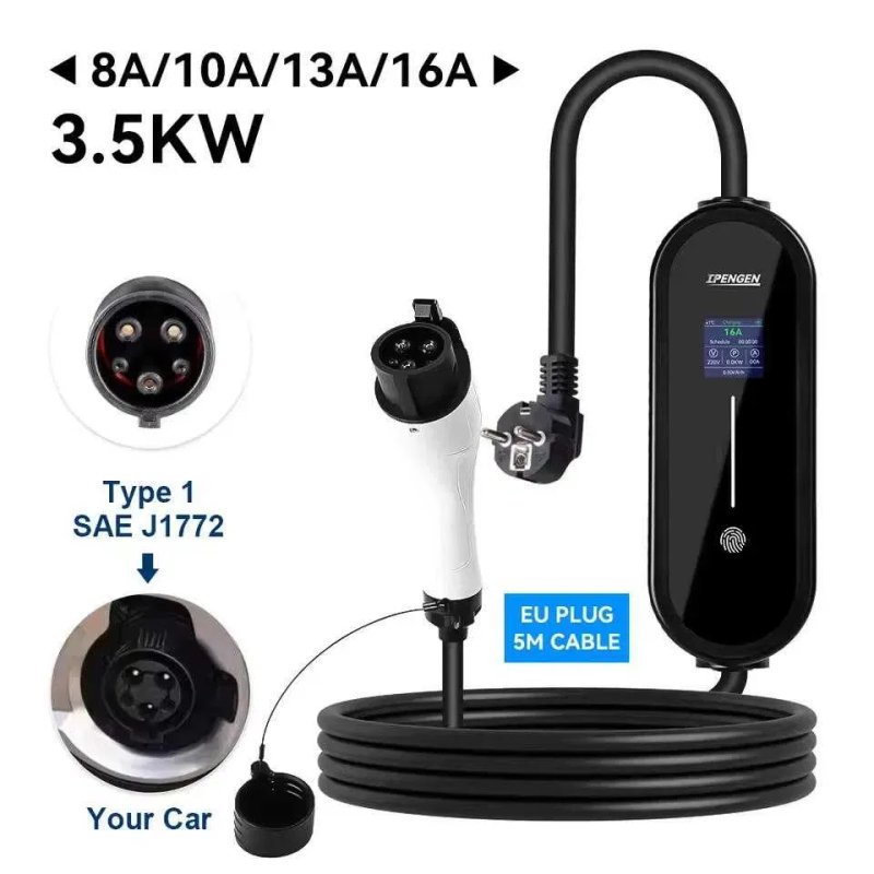 Зарядка Зарядний пристрій IPENGEN 3,5kW 16A Type 1 Type 2 GBT — фото 2