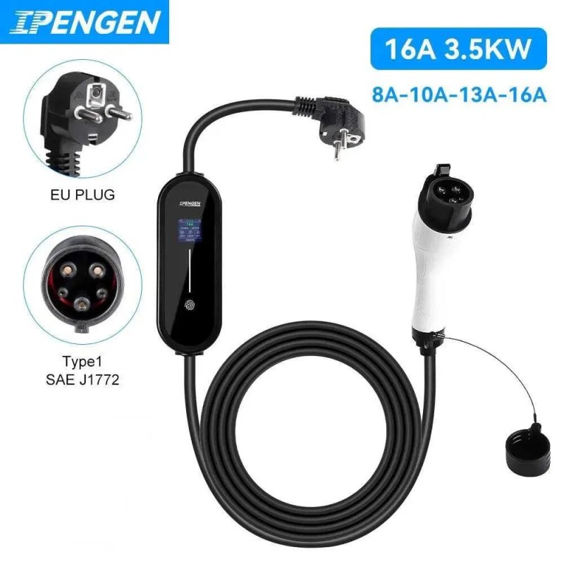 Зарядка Зарядний пристрій IPENGEN 3,5kW 16A Type 1 Type 2 GBT — фото 3