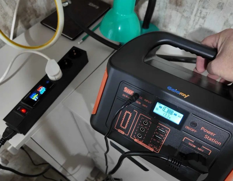 Зарядна станція 500W, 460Wh, чистий синус JSDsolar Gaiaray — фото 7