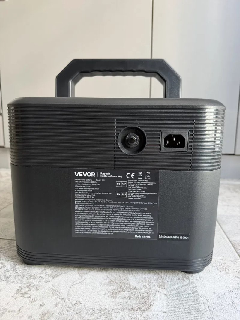 зарядна станція VEVOR (1008Wh / 1800W / LiFePO4) — фото 3