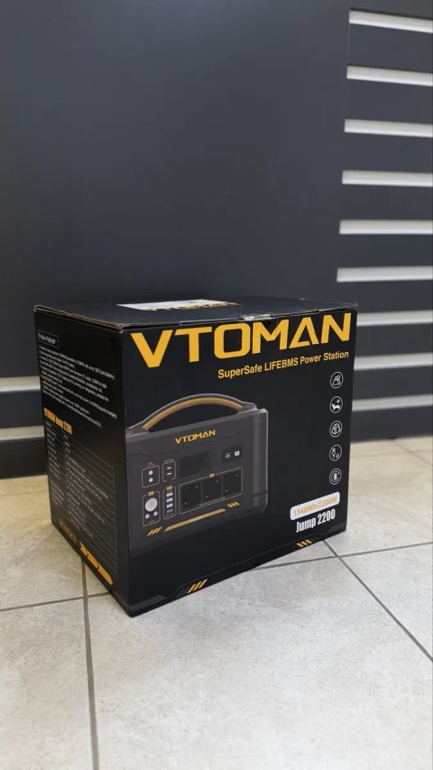 Зарядна станція VTOMAN Jump 2200/ 2200Вт / 1548Вт-год LiFePO4 (ALLPOWERS, BLUETTI, EcoFlow, Anker SOLIX, Pecron)
