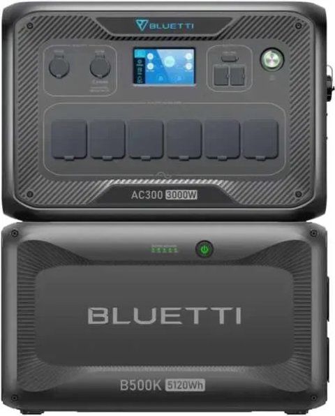 Зарядная станция BLUETTI AC 300 + B500K 5120 wh Black