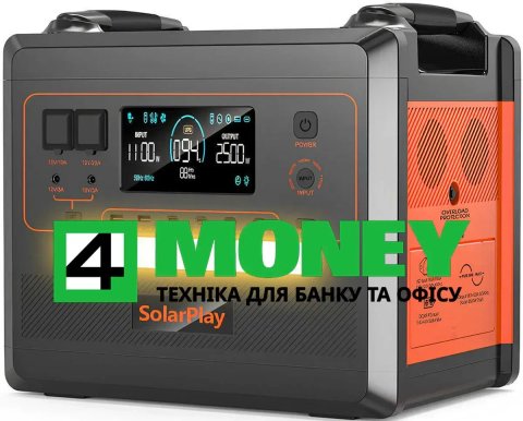 Зарядная Станция SolarPlay Professional Q2402M 2500-5000W LiFePO4 РЕЗЕРВНОЕ ПИТАНИЕ Официальный Сервисный центр по Украине Поддержка 24/7 Гарантия
