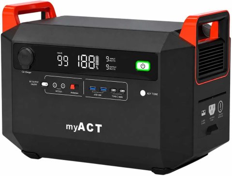 Зарядная станция Зарядна станція myACT AP1002 1000W, Ємність 998 Вт/год