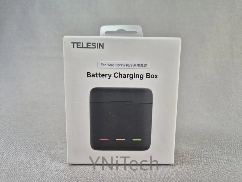 Зарядне Telesin + 2 акумулятори 1720 mAh для GoPro Hero 12 / 11 / 10 / 9 — фото 8