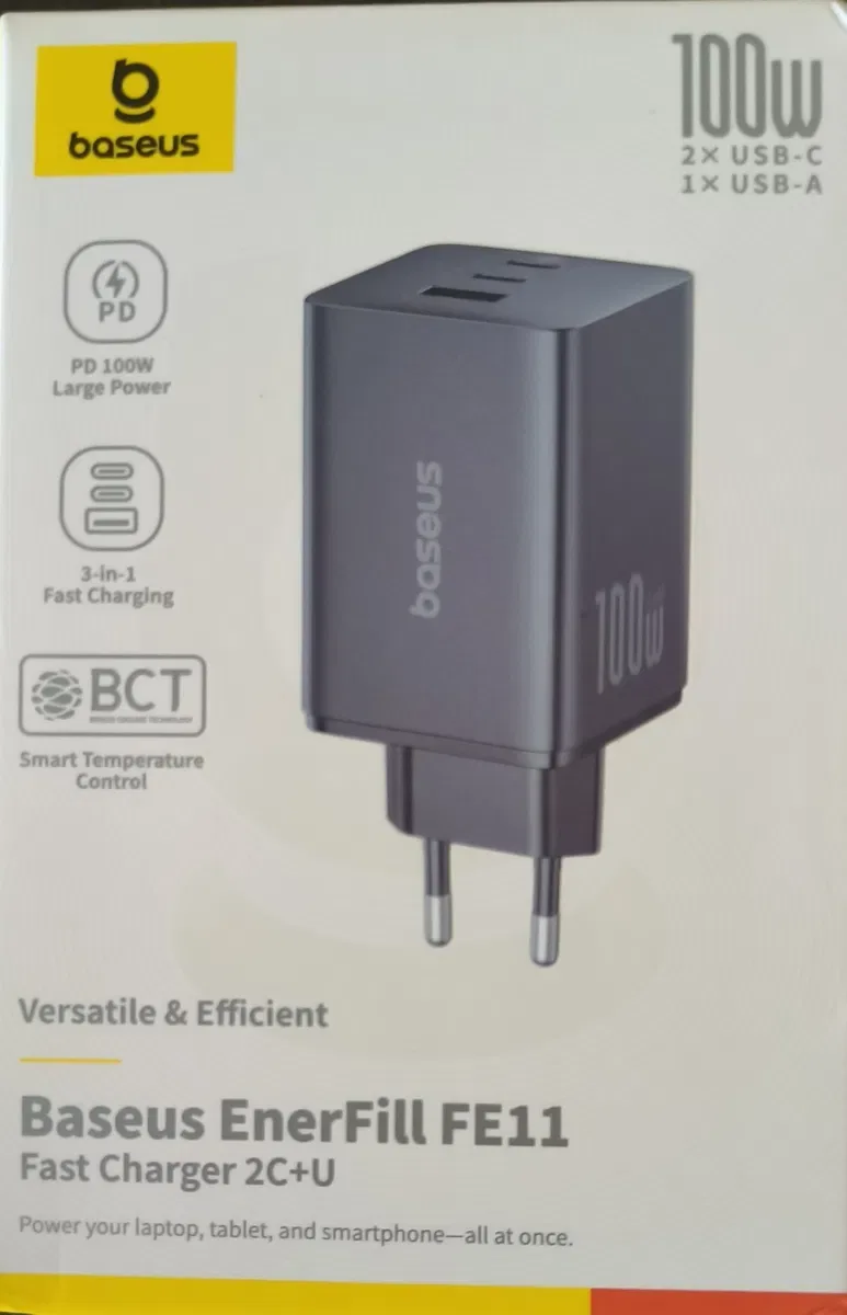 Зарядні Baseus 30w,45w,65w,100w,140w з кабелем — фото 4