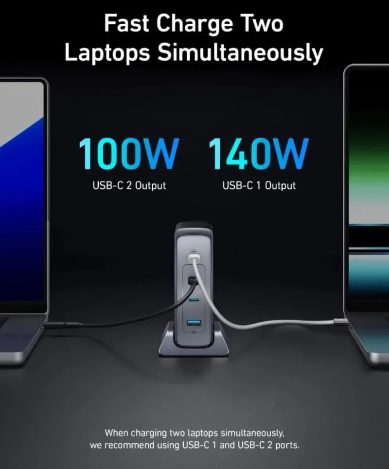Зарядний пристрій Anker Prime 240W GaN (4 Ports) PD3.1 — фото 3