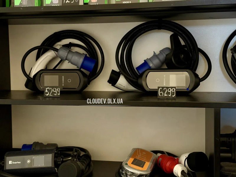 Зарядний пристрій EV CHARGER 32A 7.4квт Type 1, Type 2, GBT IP66