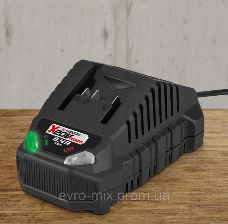 Зарядний пристрій PARKSIDE 20 V 2.4 A PLG 20 C1 для акумуляторів X20V TEAM, 65 Вт — фото 3