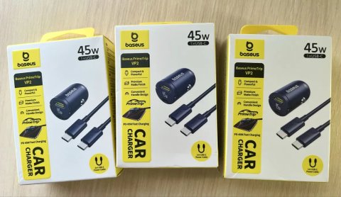 Зарядное устройство Baseus 45W + кабель Зарядка в авто Original Новые