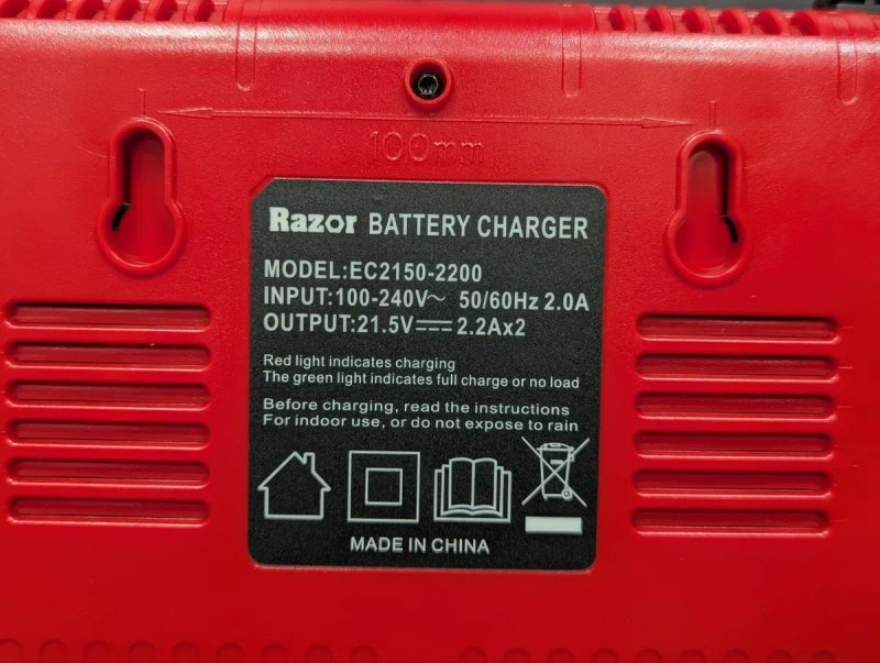 Зарядное устройство Razor 2.2A Двойная зарядка Для акб батарей Makita ProCraft Stromo макита — фото 3