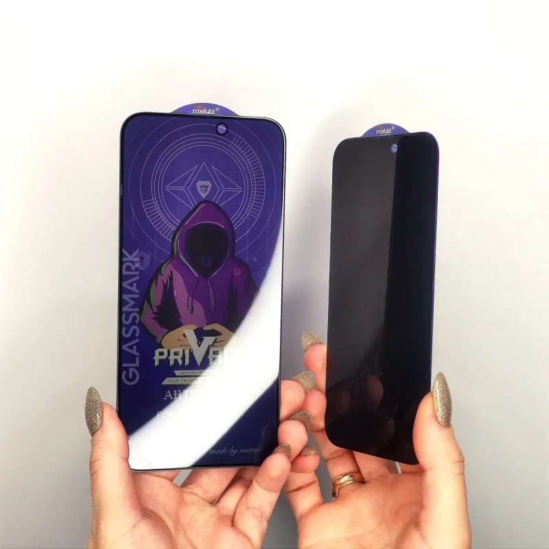 Защитное стекло приватное Anti-SPY iPhone 15 Pro Max 15 Pro антишпигун — фото 4