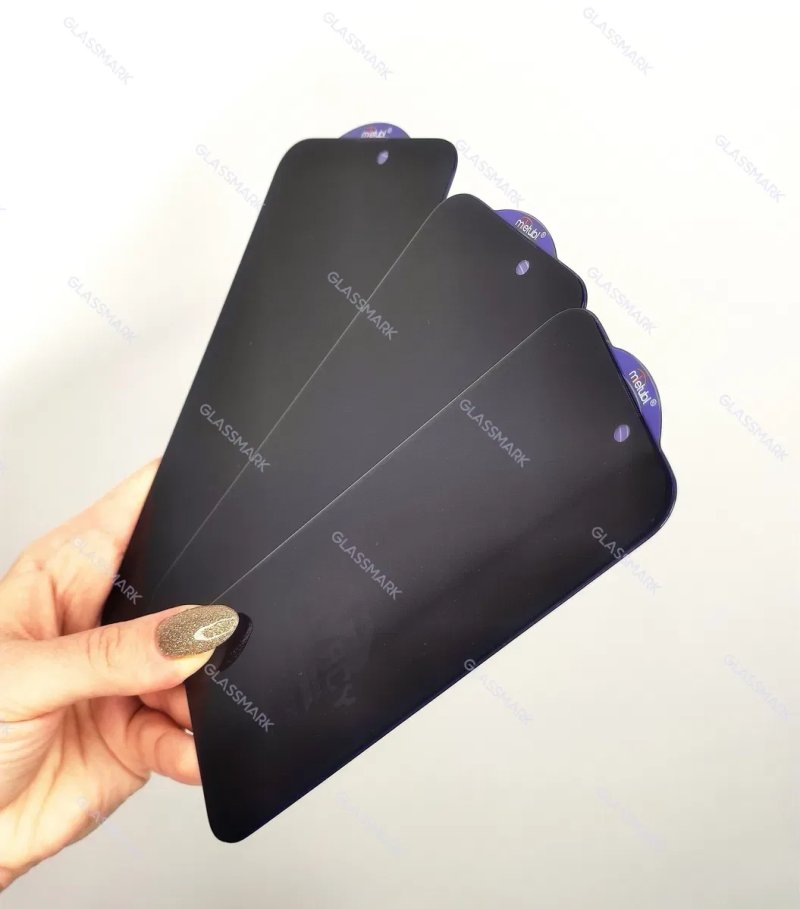 Защитное стекло приватное Anti-SPY iPhone 15 Pro Max 15 Pro антишпигун — фото 6