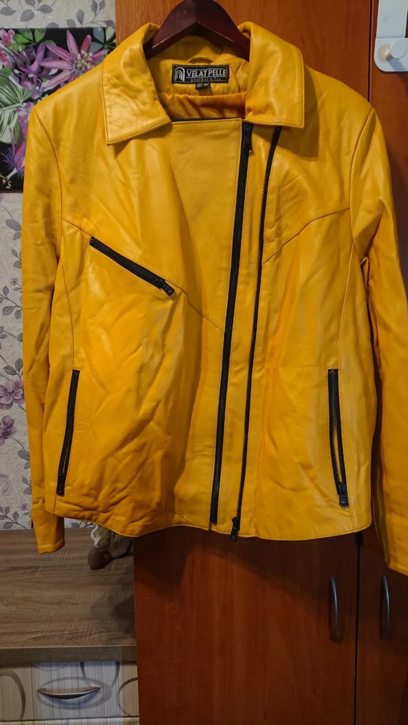 Жіноча шкіряна куртка VELAT PELLE, натуральна шкіра, 3XL–4XL — фото 2