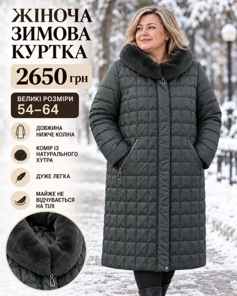 ❄️ ЖІНОЧА ЗИМОВА КУРТКА ❄️