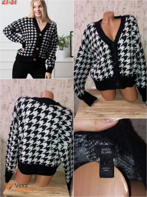 Жіночий кардиган River Island в гусячу лапку