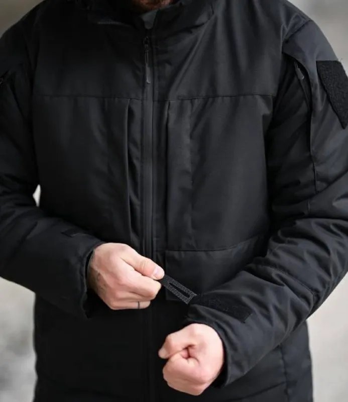 Зимова тактична куртка Omni-Heat SWAT чорна — фото 3