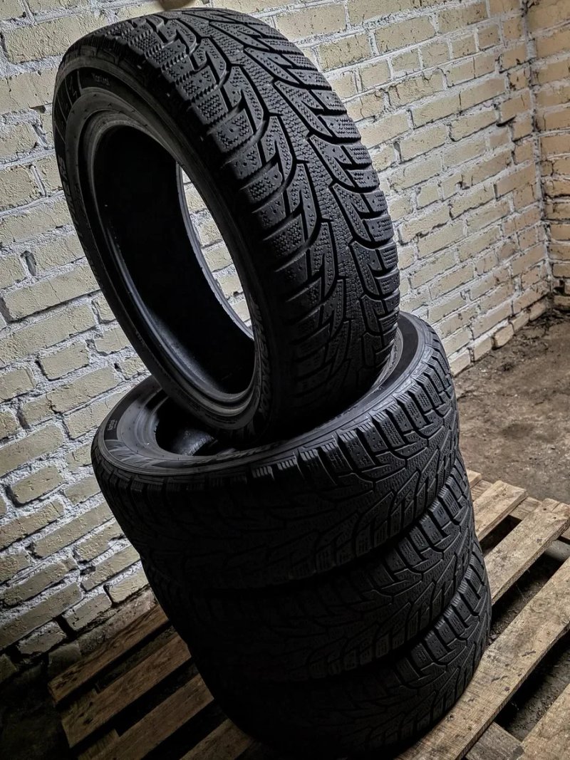 Зимові 215/55r17 Hankook | 7mm | 2025 | Made in Korea | Ідеальний стан, без пошкоджень, без ремонтів, без дефектів | Преміум шини | Комплект / 4шт — фото 6