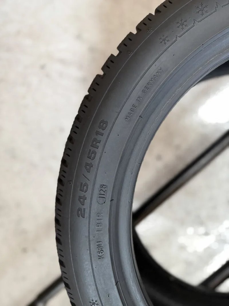 Зимові шини‼️245/45 R18 Dunlop Winter Sport5 100V 8мм 2025рік — фото 5