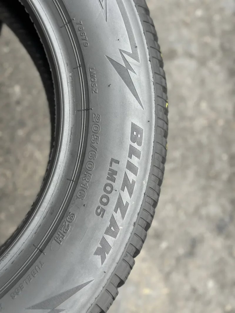 Зимові шини‼️Bridgestone Blizzak lm005 92H 205/60 r16 7.2мм 2024рік‼️Зимові шини‼️ — фото 7