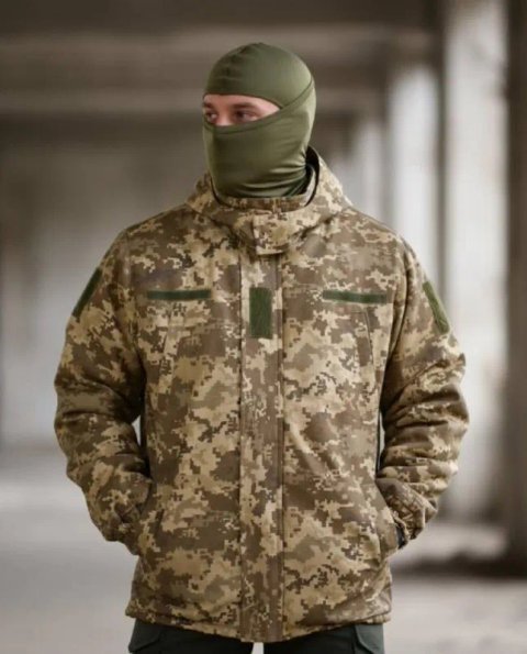 Зимовий бушлат піксель