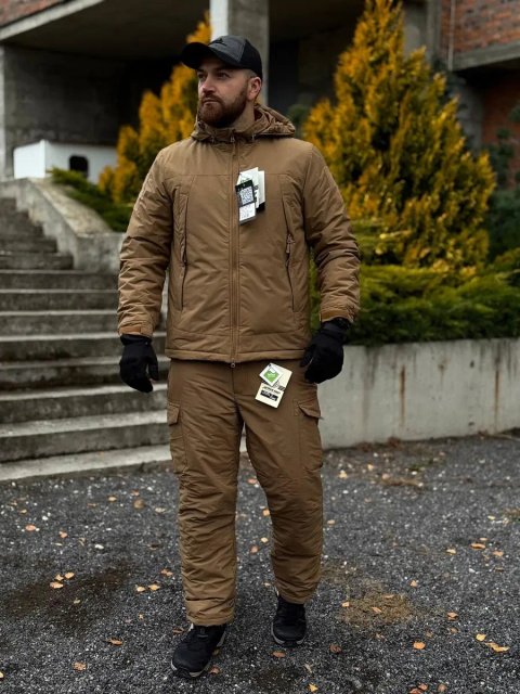 Зимовий костюм Level 7 Gen III койот ECWCS 7 шар куртка штани -40°C
