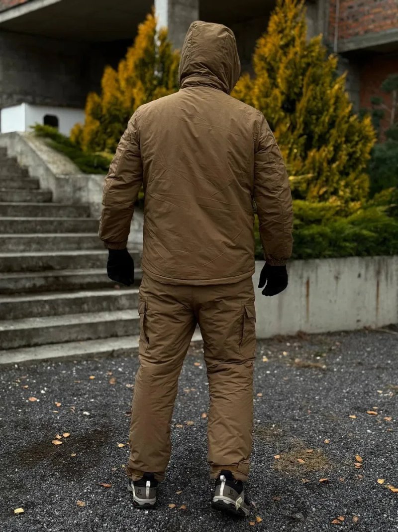 Зимовий костюм Level 7 Gen III койот ECWCS 7 шар куртка штани -40°C — фото 8