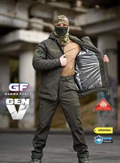 Зимовий тактичний костюм GF GEN V Softshell Slimtex Omni-Heat