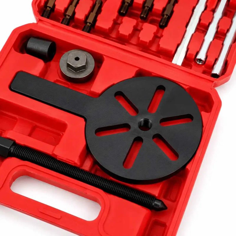 Знімач підшипників сепараторний Helper HP-1218 набір для демонтажу підшипників шестерень шківів професійний у кейсі. Знімачів підшипників та шківів — фото 7