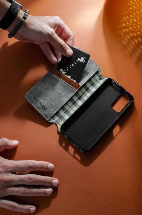 Знижка! -15% Шкіряний чохол книжка GETMAN кожаный чехол для Samsung Galaxy та ін.
