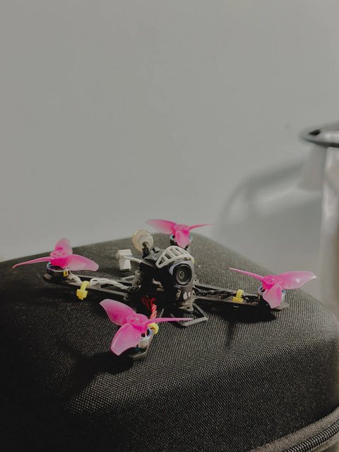 Meteor75Pro elrs fpv дрон карбон рама доработан квадрокоптер betafpv