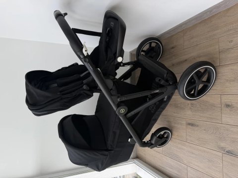 Електронна коляска Cybex e-Gazelle S Moon Black (Повний комплект, Коробки/Доки, гарантія)