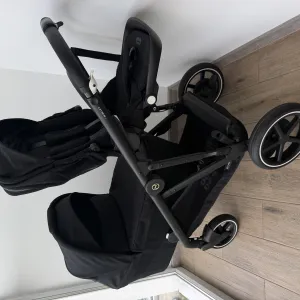 Електронна коляска Cybex e-Gazelle S Moon Black (Повний комплект, Коробки/Доки, гарантія)